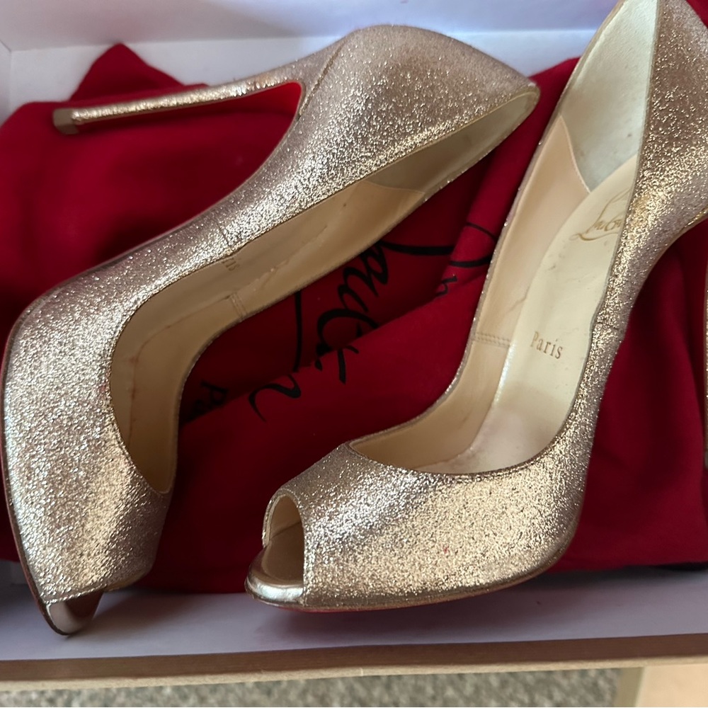 Sparkly heels